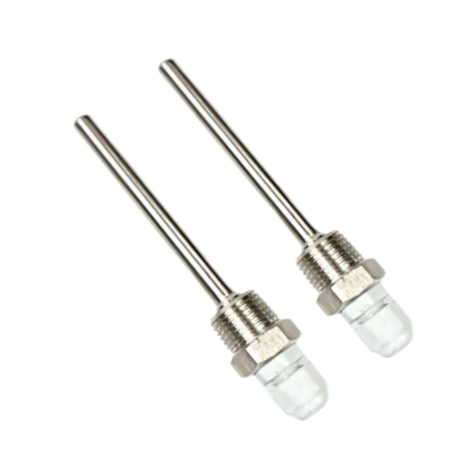 

2 шт. 50/100/200/300 мм погружной рукав датчик температуры резьба 1/2 дюйма погружной рукав корпус из нержавеющей стали глухая трубка 10