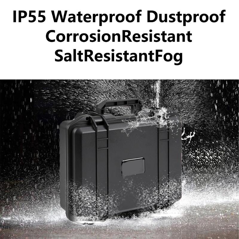 Waterproof and Dustproof Protective Case for Drones, Impact Resistant Material with Customized Compartments