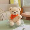 Cartoon Scarf Bear Soft Pillow Stuffed Scarf Bear Stuffed Dolls Bear Plush Toy  Room Decor
