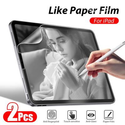 Matte Like Paper Film For iPad Pro 13 11th M5 M4 2025 12.9 A16 10 9 9th 10th Generation Air 5 4 M3 M2 Mini 7 6 Screen Protector