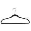Non-Slip Velvet Adult Hangers 5 Count Ultra Slim Space Saving Closet Organizer Flocked Notched Swivel Hook Durable Clothes