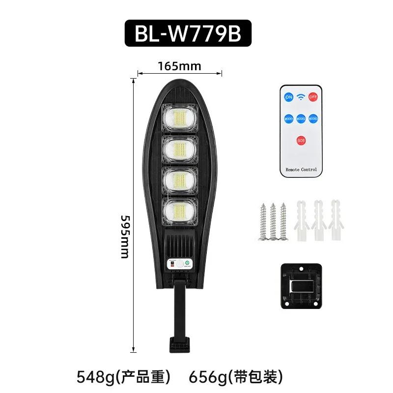 Upgraded 168LED Solar Street Light Outdoor Waterproof LED for Garden Wall Lamp Adjustable Angle Solar Lamp Built-in 10000mAH Hot