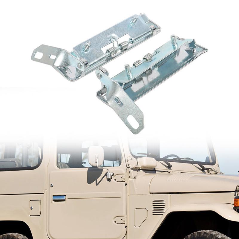 1 Pair Exterior Chrome Door Handle for Land Cruiser FJ40 BJ40 BJ42 FJ45 HJ45 HJ47 Compatible with Factory Specs