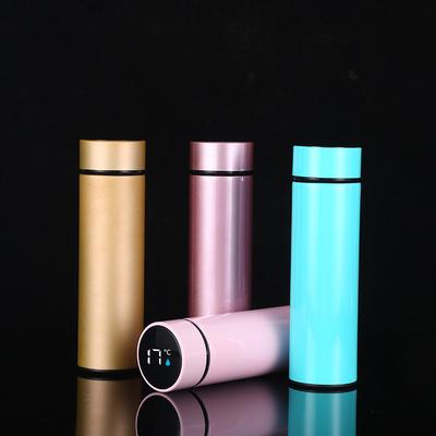 Intelligent Temperature Display Thermos Cup 304 Stainless Steel Car Portable Straight Body Cup Office Business Water Cup Gift Cup