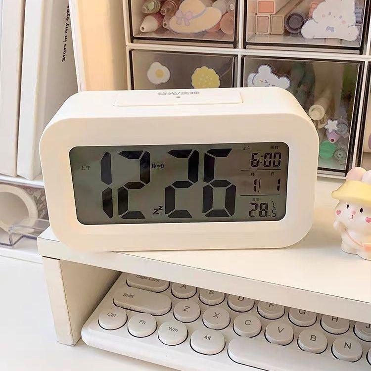 Smart Multi-functional Desktop Alarm Clock with Mute Mode and Long Battery Life