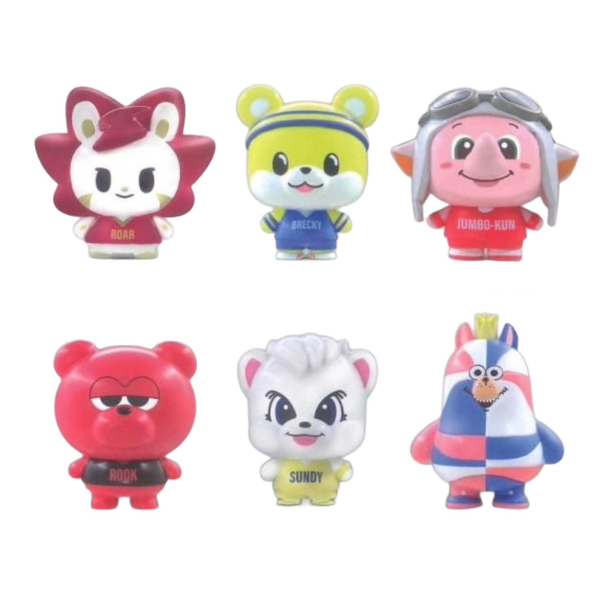 Ultra New Planning Tiny Mascot Figures Complete Set of 6 Types Capsule B.LEAGUE × (Gachapon Toy)