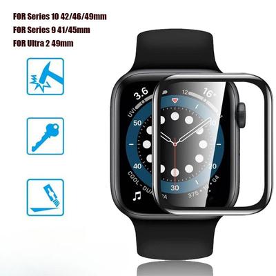 Folia ochronna na cały ekran 9D do zegarka Apple Watch 10 49 mm 46 mm 42 mm Miękka folia do zegarka IWatch Series 9 41 mm 45 mm Ultra 2 49 mm Folia ochronna, nie szkło