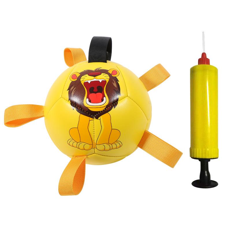 

Футбольная игрушка для домашних животных Щенок Большая собака Тренировка на свежем воздухе Многофункциональная интерактивная жевательная игрушка для домашних животных Футбольные игрушки для домашних животных. 15 жёлтый