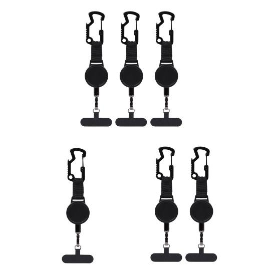 Yousheng Retractable Keychain with Magnetic Closure Carabiner ID Badge Holder Clip Anti-Theft Security Belt Clip Attachment Phone Tethers