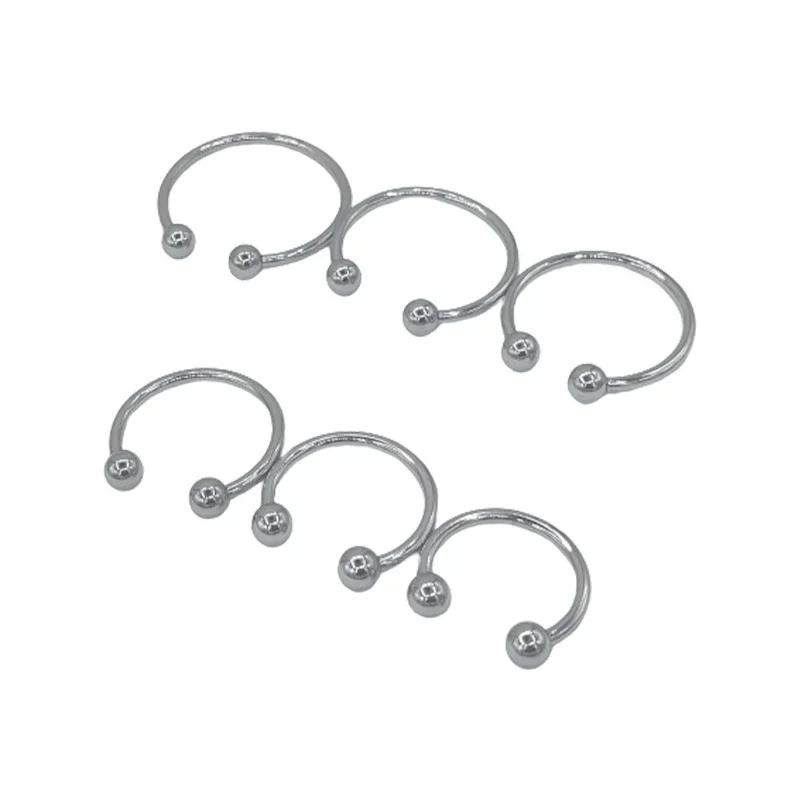 Penis Rings Stainless Rings Head Glan Stimulating Adult Products Male Sex Toys Metal Ring Sex Toys for Men Delay Ejaculation