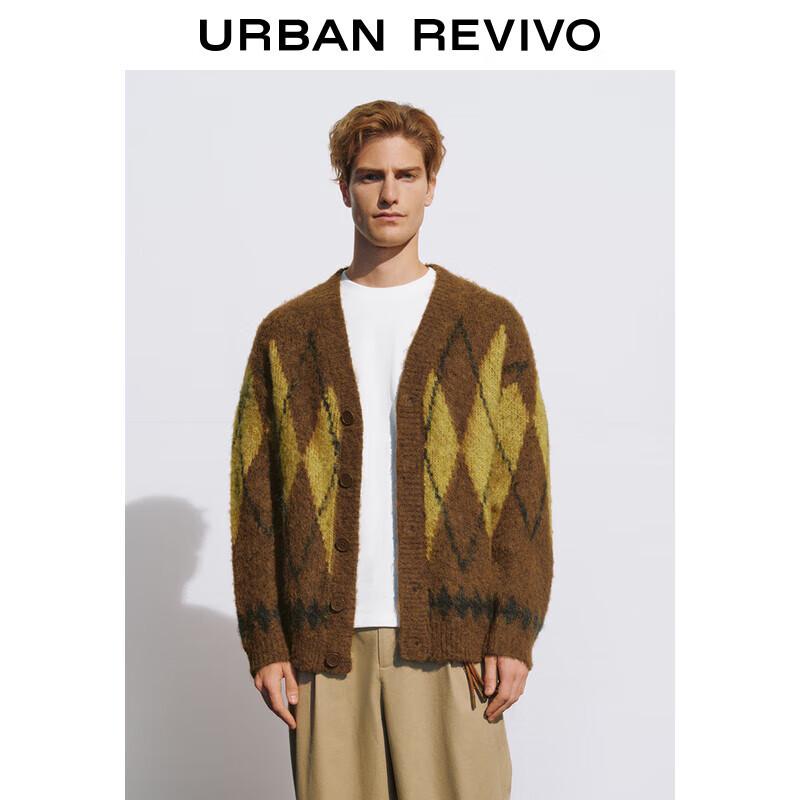 

UR Men s Meilade Argyle V-Neck Knit Cardigan XS