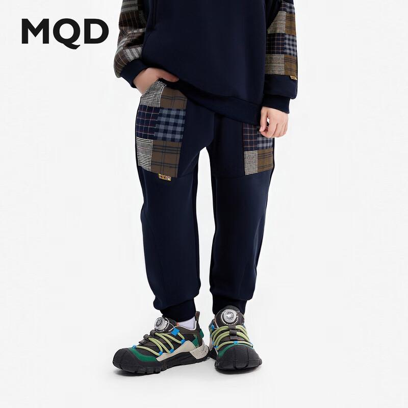 

MQD Boys 2025 Autumn Loose Fit Patchwork Sport Pants 130