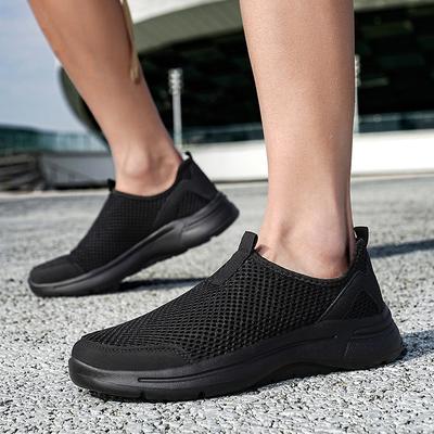 Spring and Summer Large Size Men's Shoes Breathable Mesh Lazy Casual Sports Net Shoes Light Travel Shoes