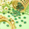 10/20/40 Pieces of Alloy Oil Drop Pendant, Green Clover Pendant, Clover Jewelry, Decorative Accessories, DIY Earrings, Necklaces, Bracelets