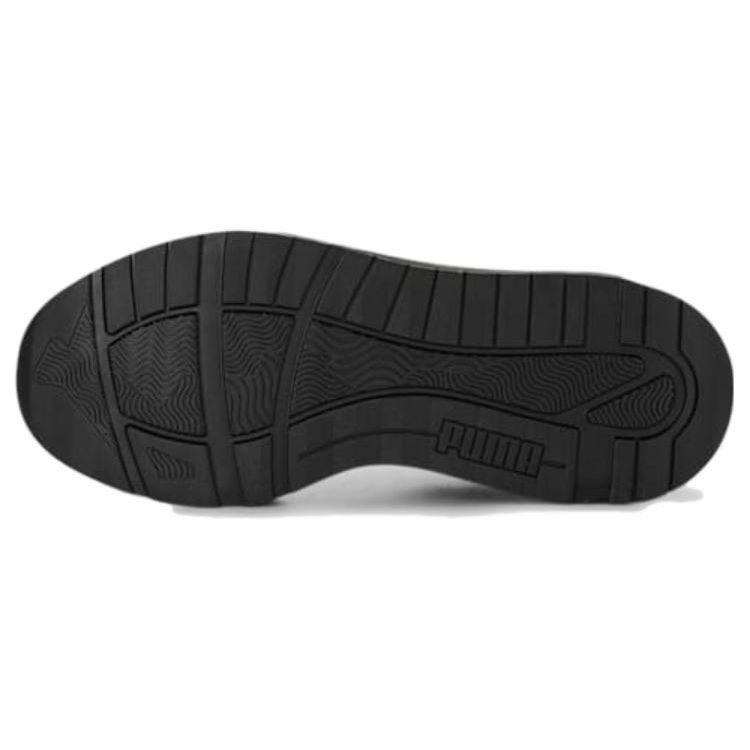 Puma Unisex Trinity Low-Top Lifestyle Sneaker Black Black Silver 389289-03