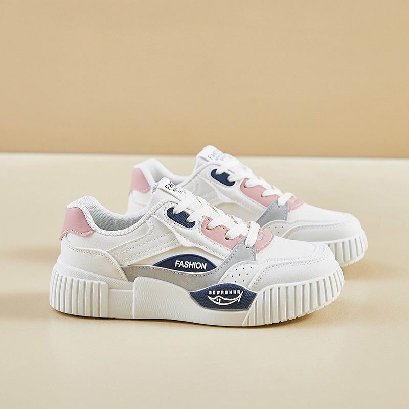 Fashion 2025 Spring New Women's Casual Shoes Korean Edition Fashion Versatile Sneakers Platform Height Increasing Casual Shoes For Women