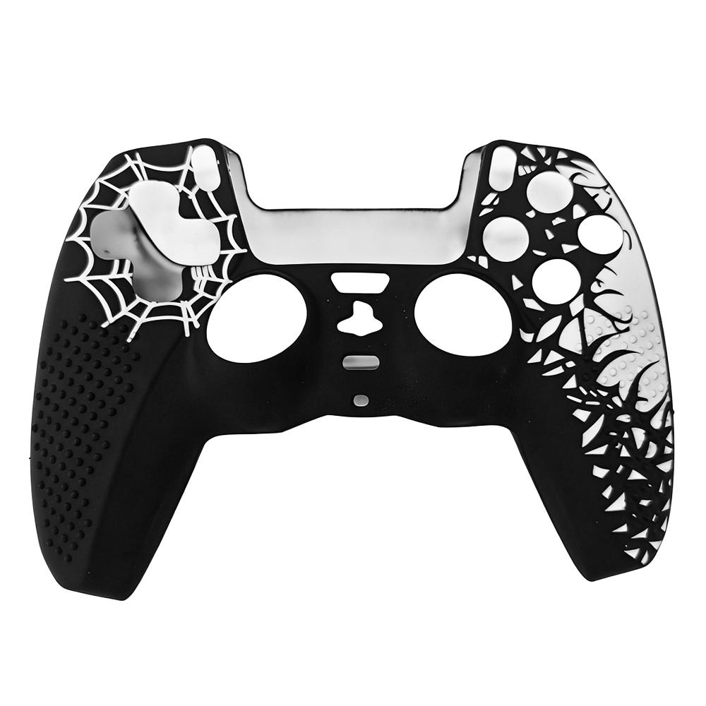 Silikonhülle DIY Custom Spider-Serie Geeignet für PS5 Playstation 5 Controller Weiche Schutzhülle Anti-Rutsch