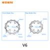 Motorcycle Front Rear Brake Disc For KTM SX XC EXC XCW 98-25 HUSQVARNA TC FC/TX/FX TE/FE GASGAS EC EX MC 4mm Brake Rotor 6 Holes