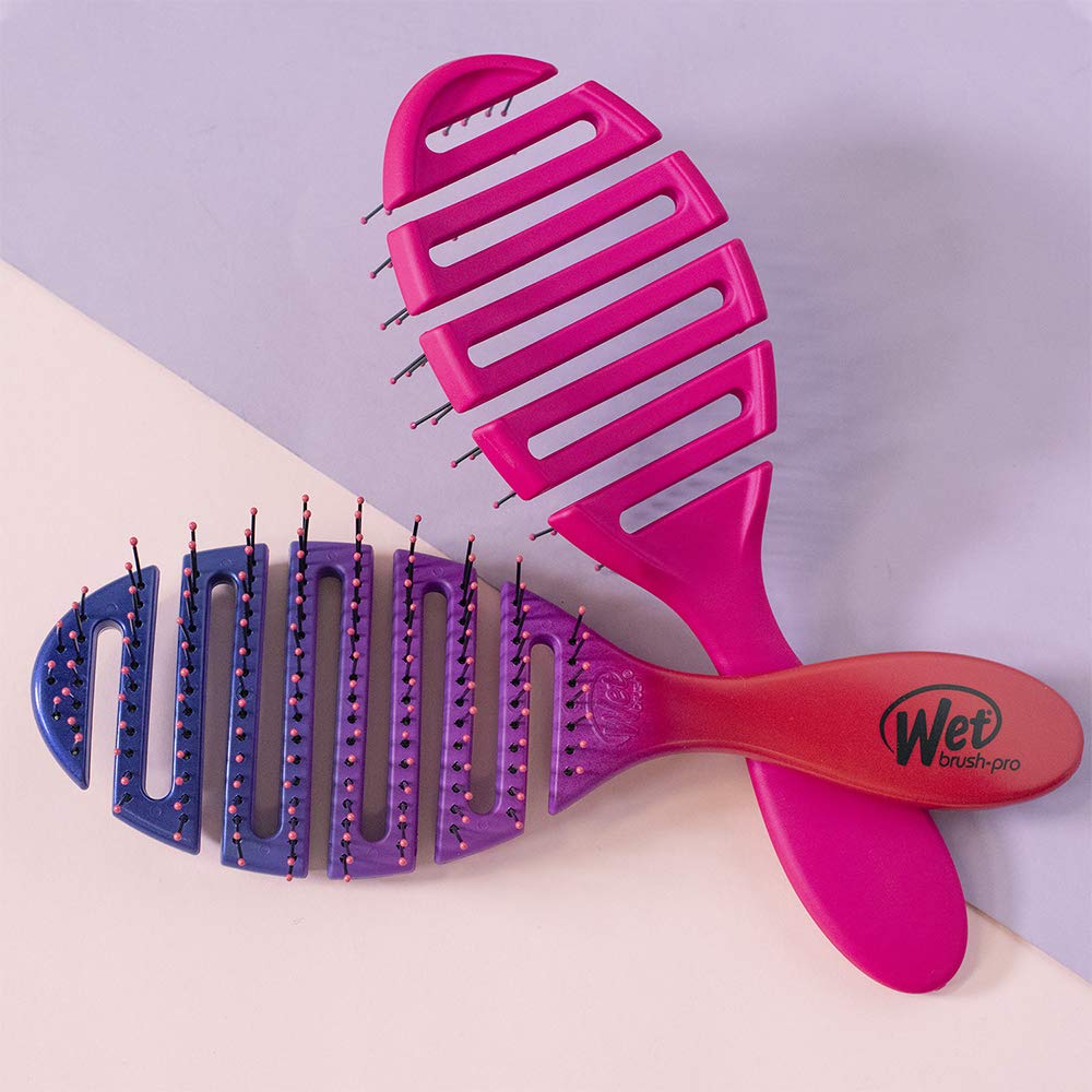 Wet Brush Flex Dry Ombre Hairbrush - Lightweight, Fast-Drying, Detangling Brush for All Hair Types