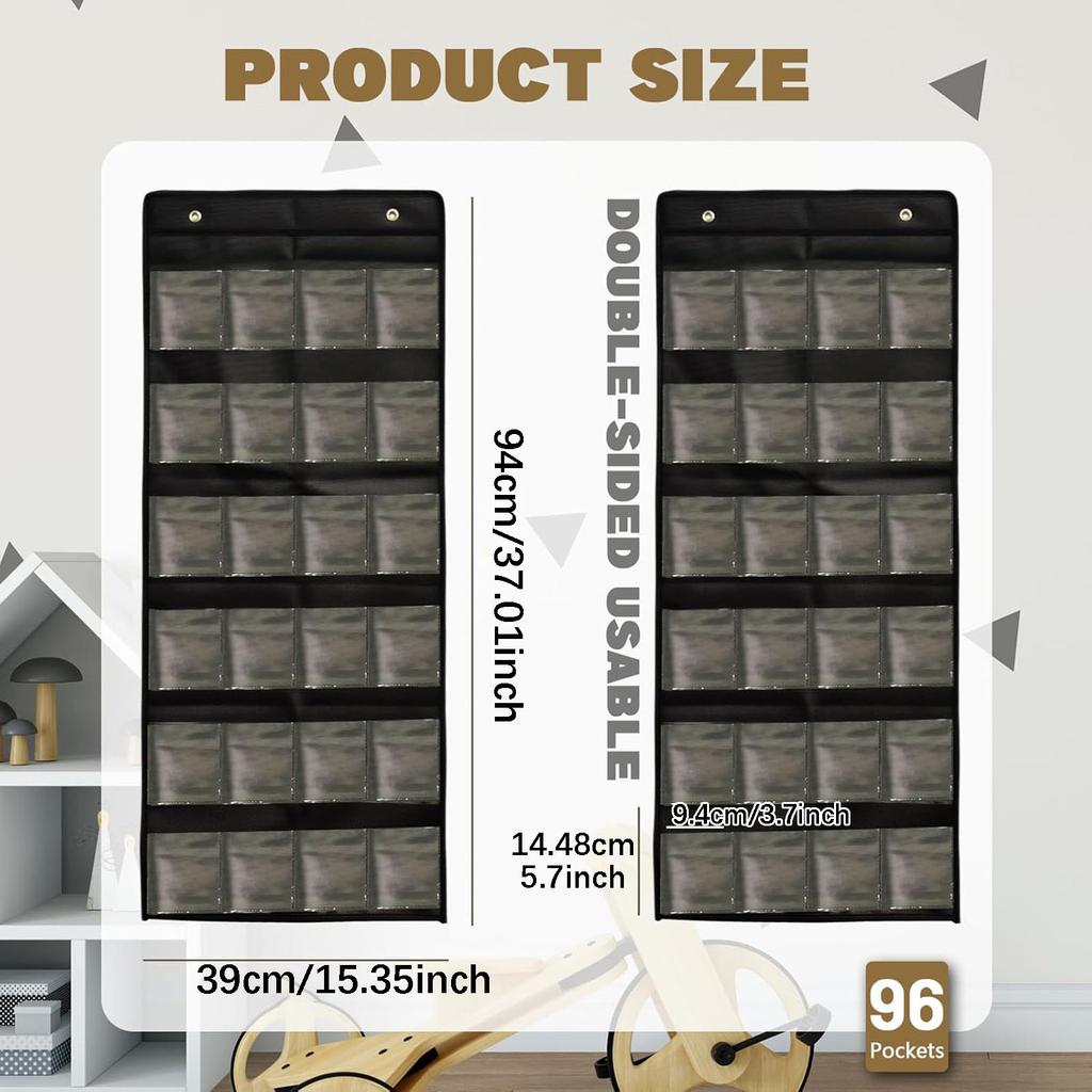 Custodia Display per Carte PSA 48 Tasche Custodia per Carte Valutate PSA/BGS/CGC Borsa da Parete per Carte Collezionabili di Calcio, Basket, Hockey
