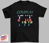 Koszulka Prezentowa z Bawełny dla Fana Zespołu ColdPlay Pełny Rozmiar