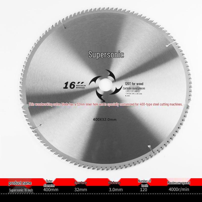 10" Woodworking Saw Blade - 255MM/300MM Cutting, 14" Steel & Alloy Wood Saw Blade