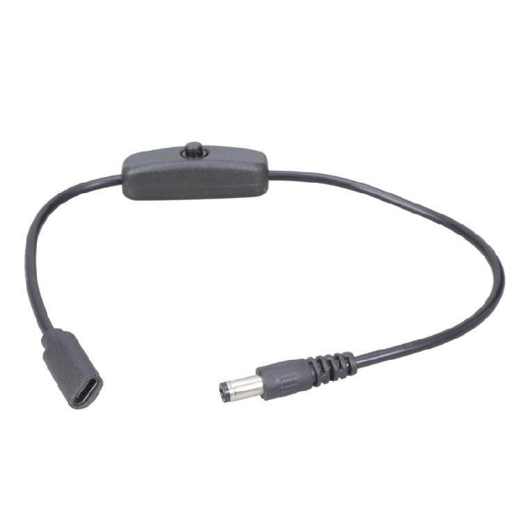 

USB Type C To DC5.5x2.1mm Male Power Cable With Converter For Router Speaker Camera Charger 35CM 1