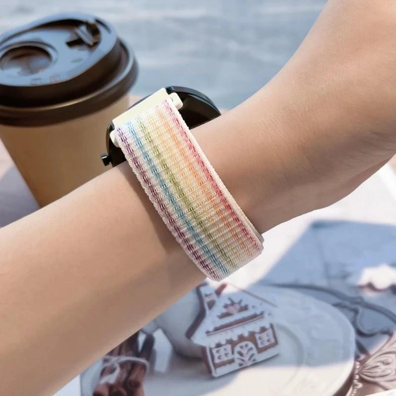 Nylon Loop-armband för Huawei Watch GT5 GT4 46mm 41mm Sportband Correa för Huawei GT 5 4 Andningsbart Armband för Män Kvinnor