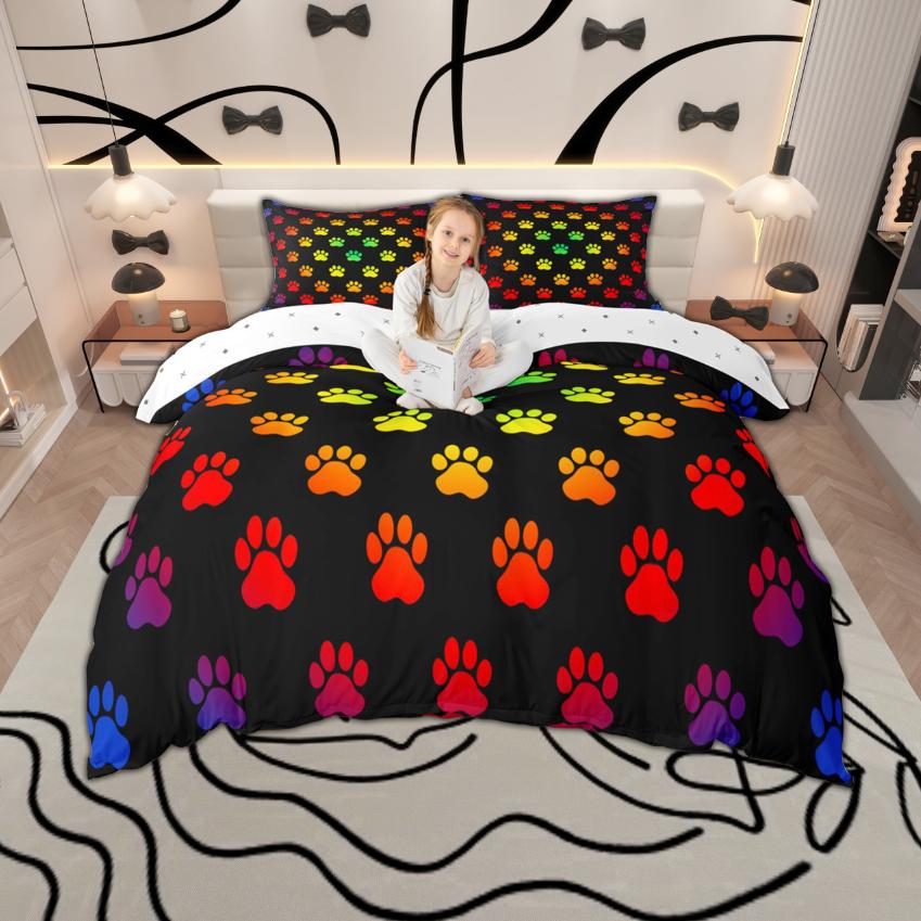 

Одеяло Homewish Кавайный котенок Для детей Детское Милый котенок Постельное белье Любители животных Питомцы Набор Comforter (quilt)-EU Single(135*200cm)3pcs