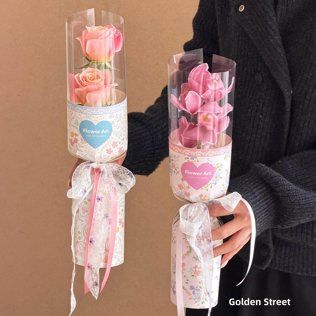 Goddess's Day Zhiyán Series Small Flower Bouquet OPP Waterproof Bag