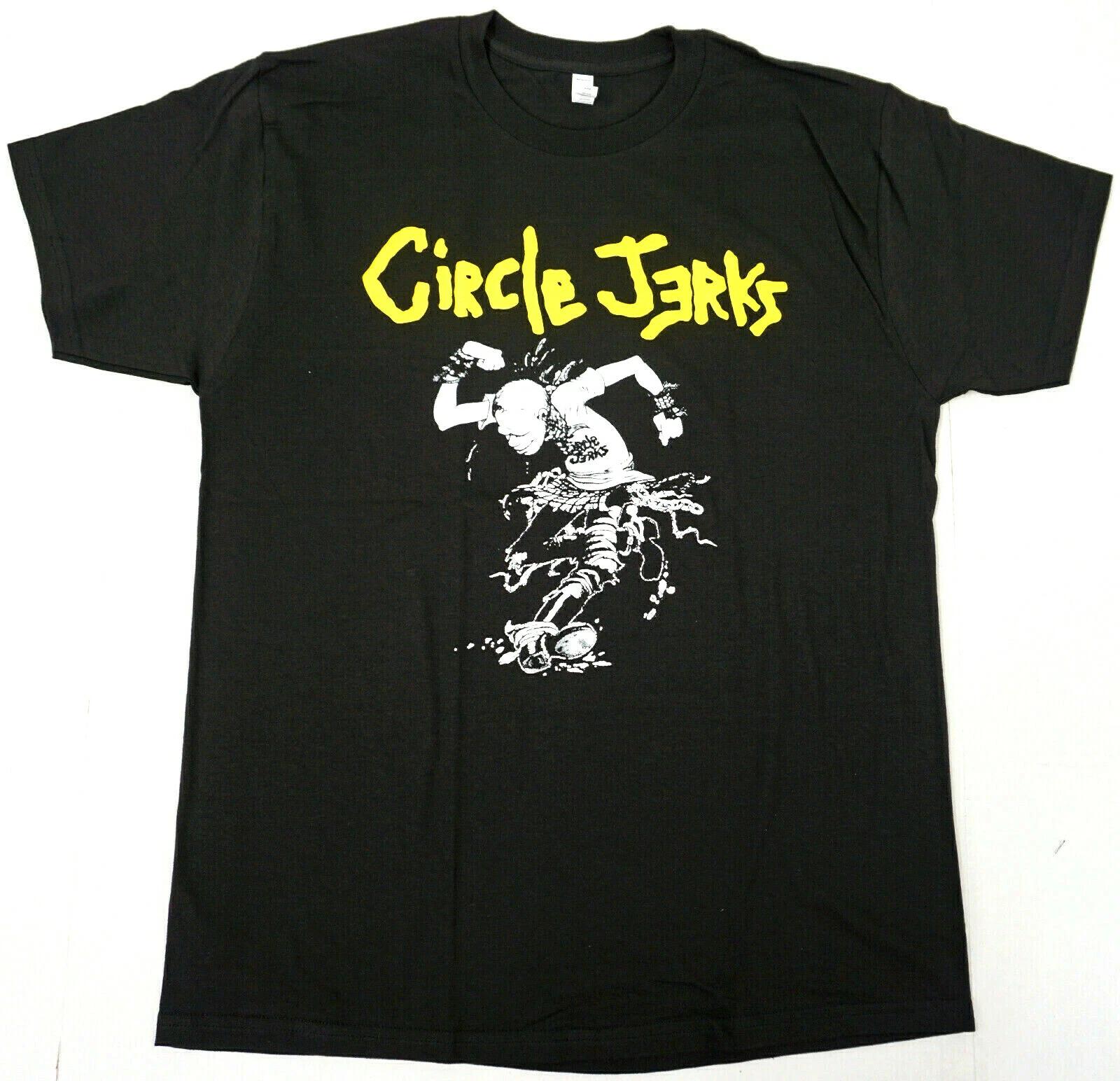 CIRCLE JERKS Skanking Man T-shirt Hardcore Punk Rock Tee Men s New XXXL