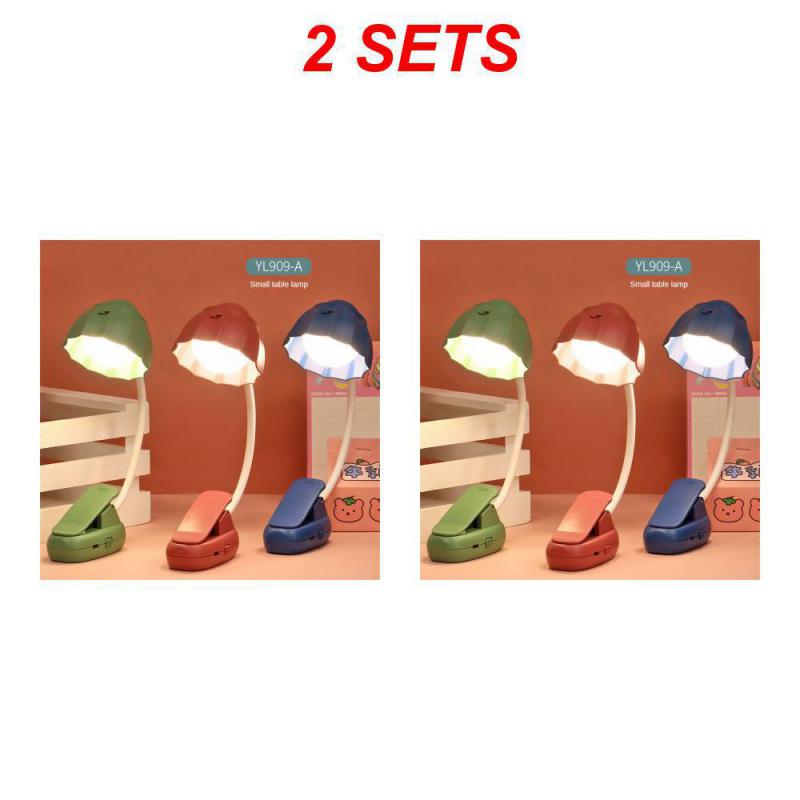 USB Rechargeable Clip- Book Light Book Lamp Adjustable Brightness Reading Lamp for Kids Sleep Aid Lights for Kindle
