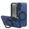 Business Rotating Stand Leather Magnetic Phone Case for Samsung Galaxy S26 S25 Edge S24 Ultra FE S22 S23 Plus Protector Cover