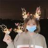 1PC Hair Band Glowing Headwear Hair Accessories Elk Pulp Antlers Party Prop Christmas Headband LED Light
