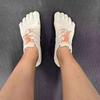 Dámské barefoot fitness boty s pěti prsty do interiéru, s měkkou gumovou podrážkou, protiskluzové, na jógu, pilates, trénink