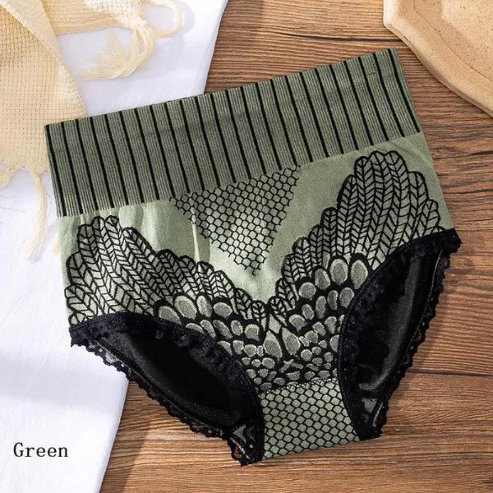 Women's High Waist Seamless Control Panties Body Shaper Underwear Soft Breathable Briefs Plus Size