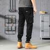 Men's New Functional Style Retro Casual Multi-pocket Leggings Elastic Outdoor Versatile