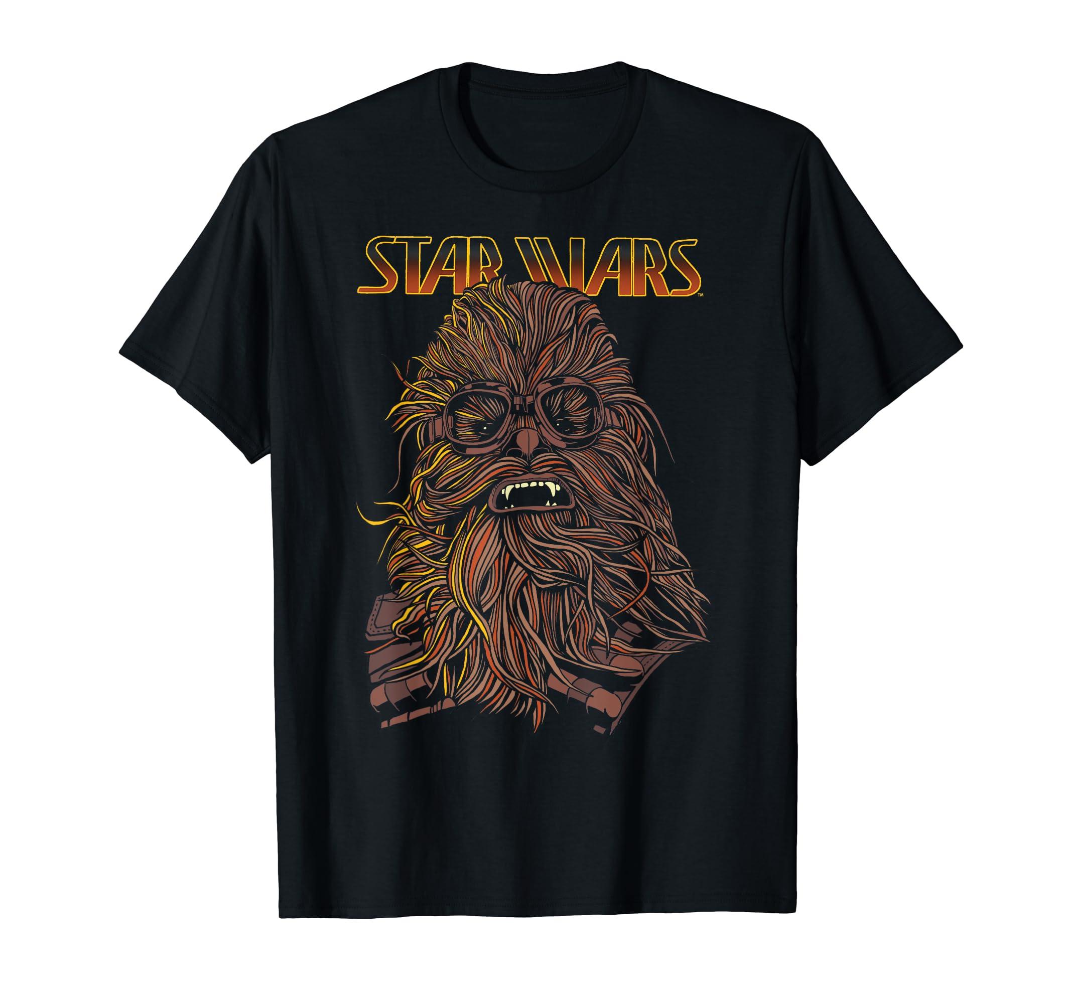 Star Wars Han Solo Movie Chewbacca Cool Goggles Graphic T-Shirt