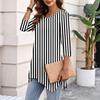 Women's Fashion Casual 3/4 Sleeve Pullover Top for Everyday Wear
