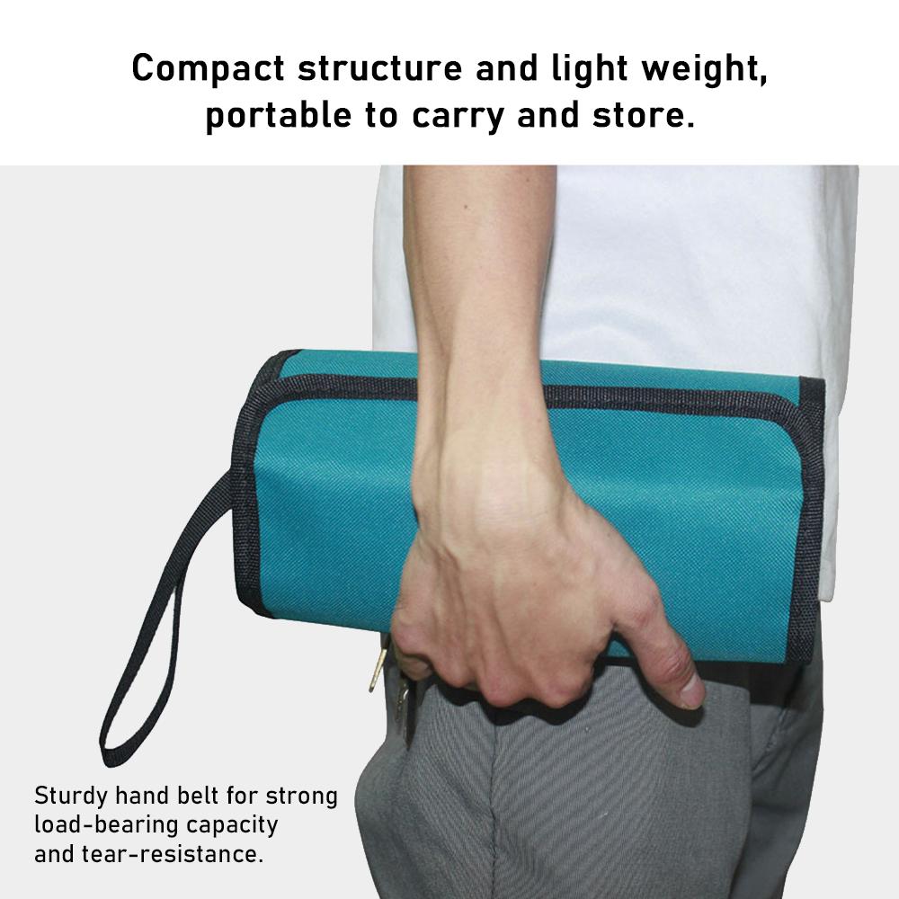 PENGGONG Spulentyp Tasche Verdickte Werkzeugtasche Verschleißfeste Aufbewahrungstasche für Wartungswerkzeug Multifunktional Groß
