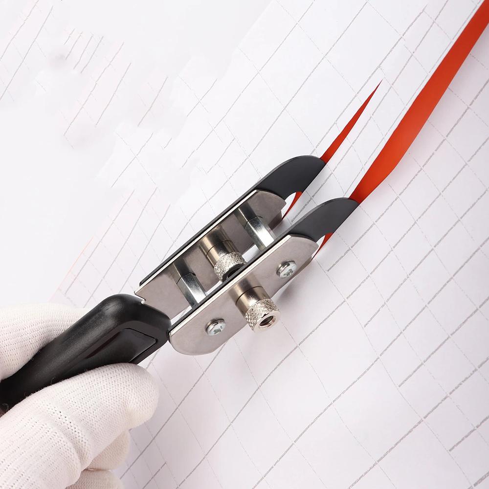ALIWRAP Safety Double Heads Vinyl Cutter Car Wrap Film Paperback Slitter Carbon Film Sticker Cutting Tool with Metal BladeWindshield Washer Pumps 7