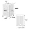 Yamazaki Mosquito Repellent Device Tower Concealing Mosquito Hidden 10769 Cover, White, W9.4×D9.4×H13.6cm, Series, Case, Repellent, Installation,