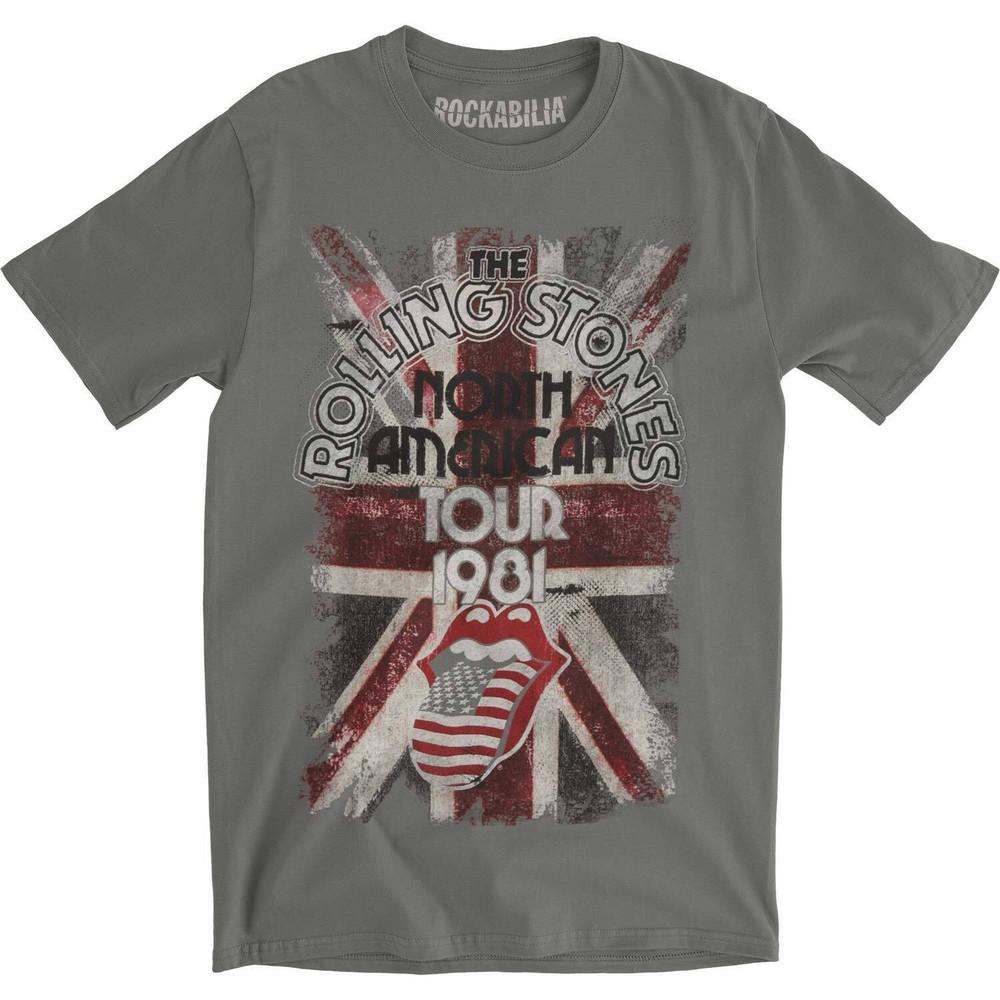 The Rolling Stones Unisex Adult North American Tour 1981 T-Shirt