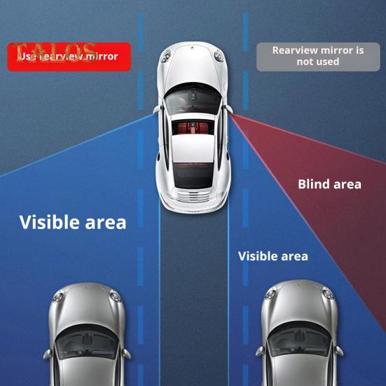 Ορθογώνιος καθρέφτης με τυφλό σημείο αυτοκινήτου Εύκολος στην εγκατάσταση Ρυθμιζόμενη γωνία Αυτόματος κυρτός πλευρικός οπισθοπορείας ευρυγώνιος