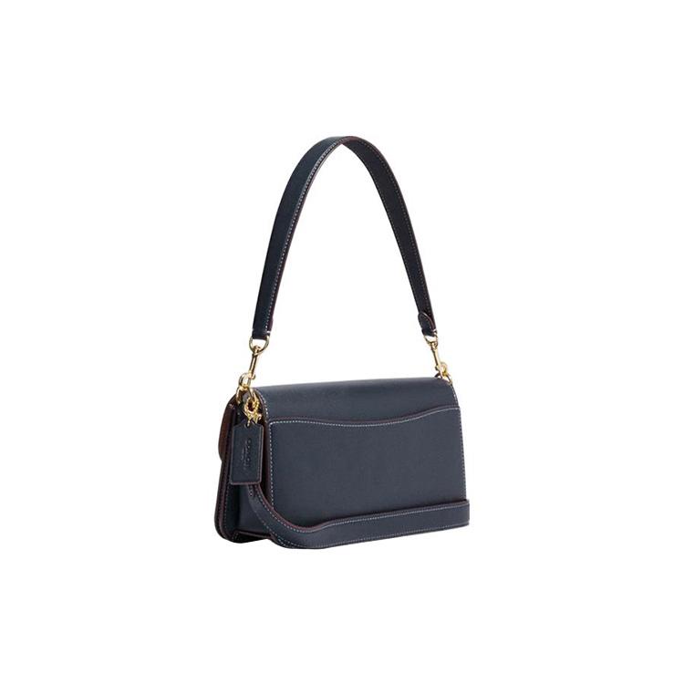 New COACH Morgan Cow Leather With Textile Shoulder Bag Handbag Shoulder Bag Women's Denim Blue CH137-IMDEI