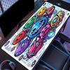 Geometry Dash Print Mouse Pad, for Keyboard Pad Laptop PC Mat for Office Home Use, Desk Decor, Perfect Birthday Gift for Gamers