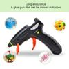 USB Rechargeable Wireless Hot Melt Glues Guns for Crafting & Sealing, Heating Fast Hot Glues Guns Cordless Glues Guns