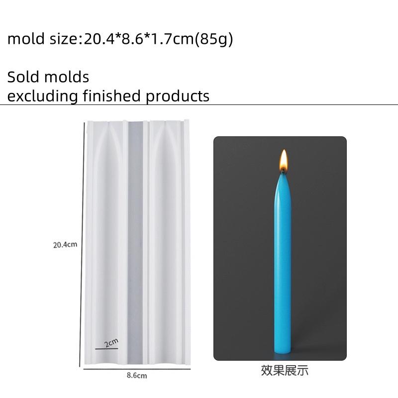 Geometryczna Spiralna Świeca Forma Silikonowa DIY Skręcona Świeca Woskowa Forma Silikonowa Narzędzia do Dekoracji Domu Geometryczne Materiały do Wyrobu Świec