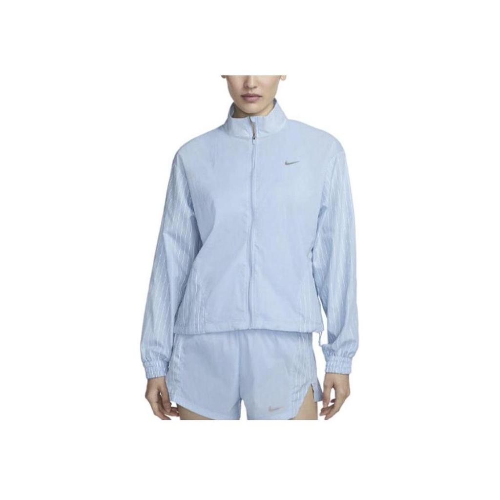 Nike Women's Running Division Lightweight Windproof Running Jacket Light Armory Blue FN2720-440