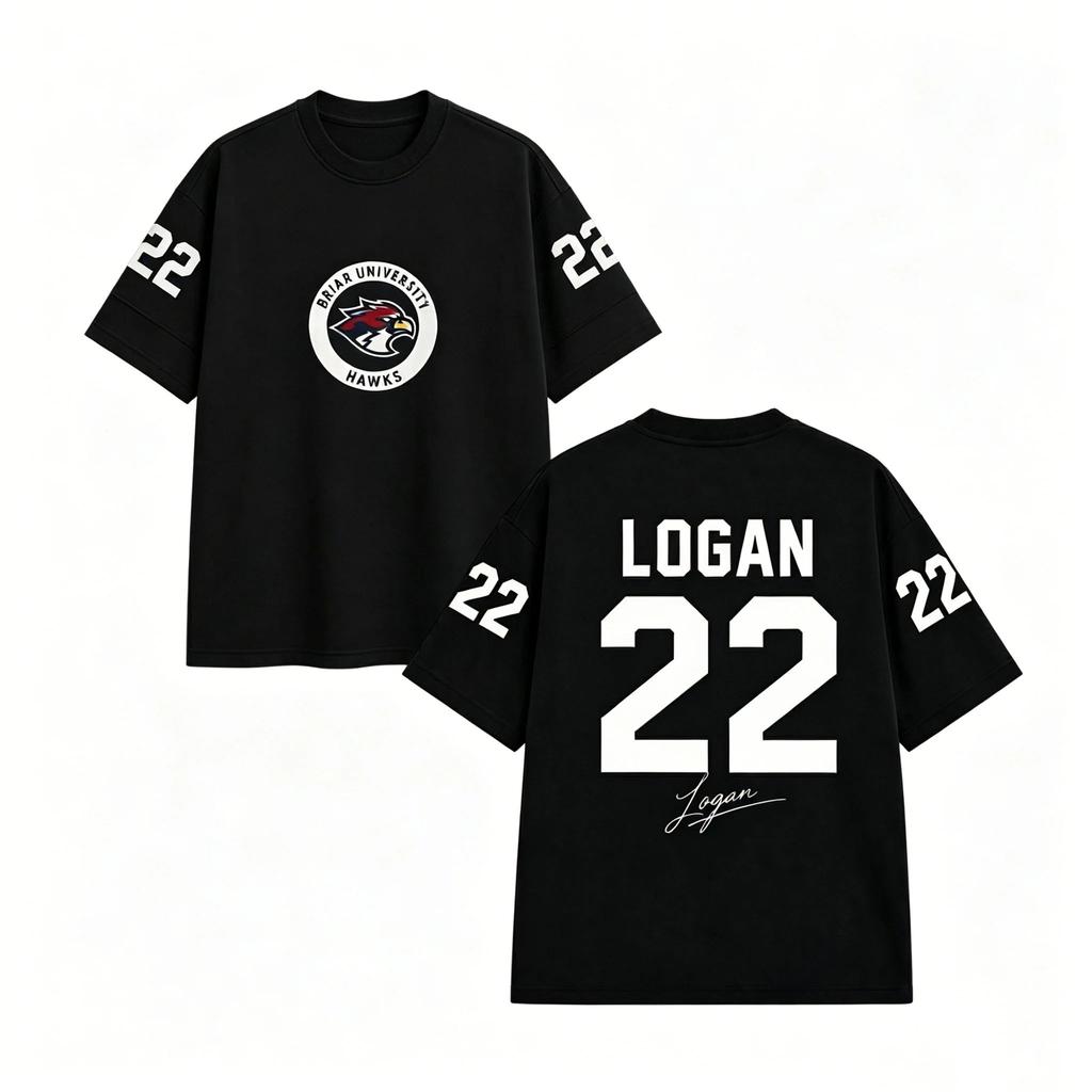 New TV - Off Campus Briar University Jersey Graham 44 22 DI LAURENTIS 66 Signature T-shirt Casual Loose Tops Unisex